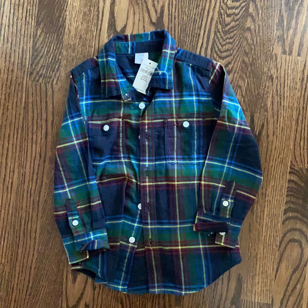 Gap Plaid Button Down
